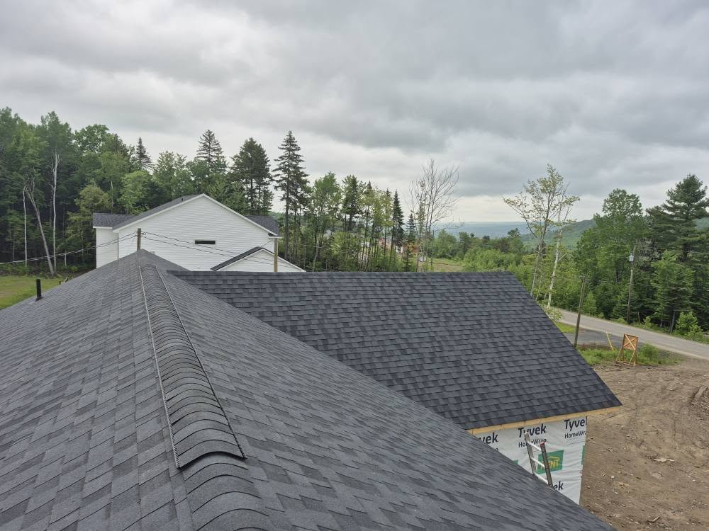 Completed roofing project